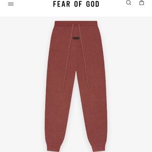 NWT Essentials Fear of God - Waffle Fitted Sweatpant